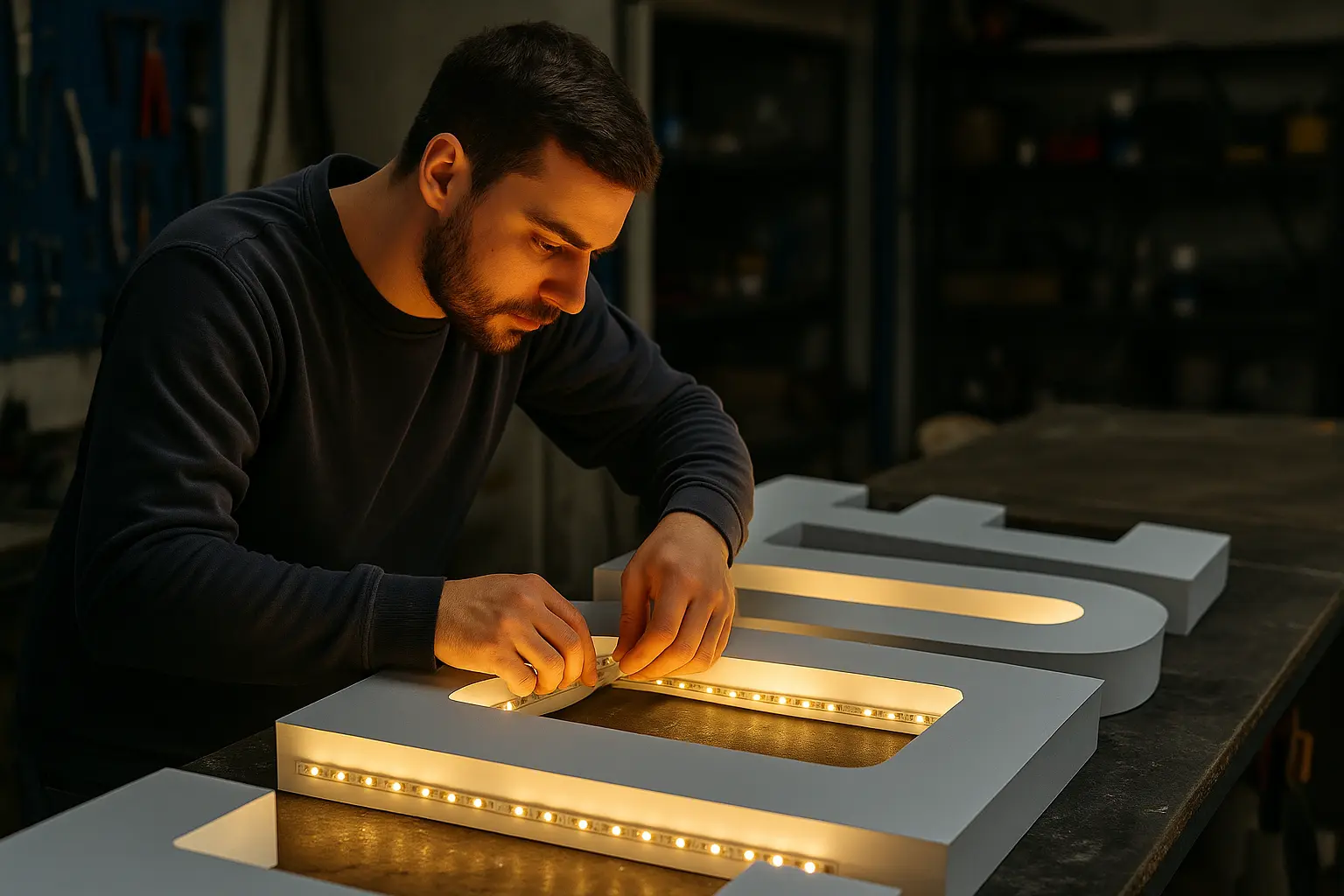 Fabricación de letrero LED NeÓN